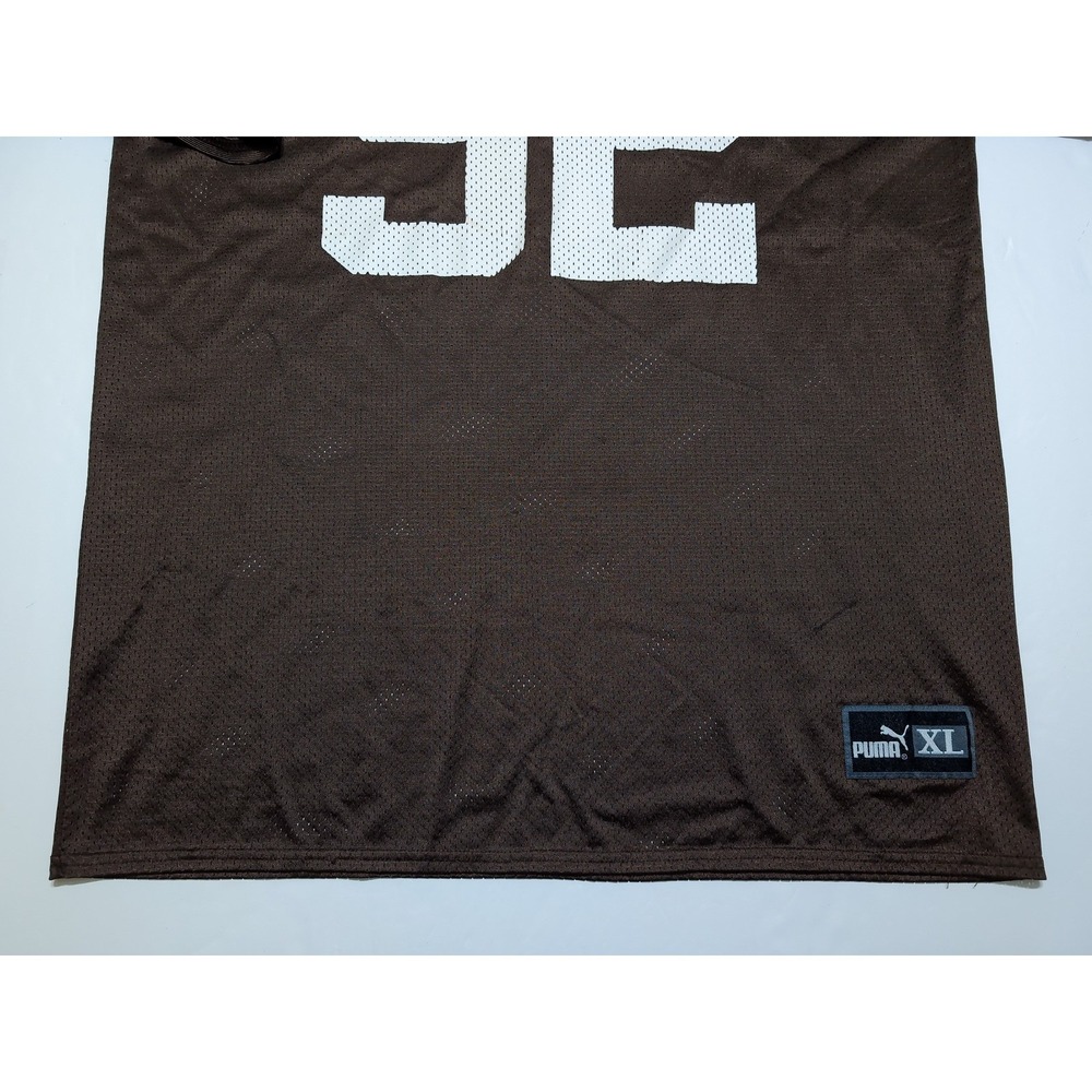 Vintage PUMA Cleveland Browns Courtney Brown‎ NFL Football Jersey 92 ~  XL - Picture 10 of 12